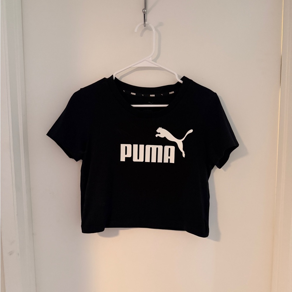 Puma Black Crop Top